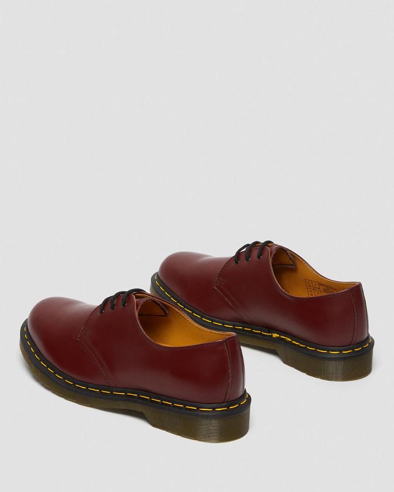 Zapatos Oxford Dr Martens 1461 Smooth Cuero Hombre Rosas Rojos | MX 212OKI